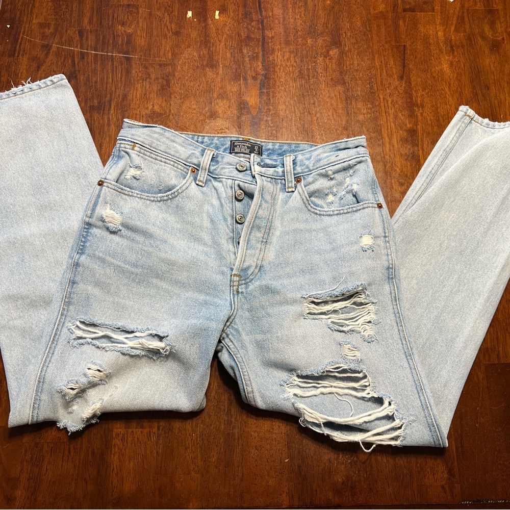 Annie High Rise Abercrombie & Fitch Denim